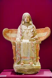 En kopia av La Dama de Baza eller Lady of Baza (polykrom)